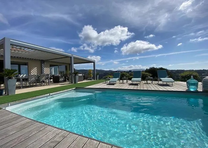 Superbe Villa Moderne - Piscine Vue Mer