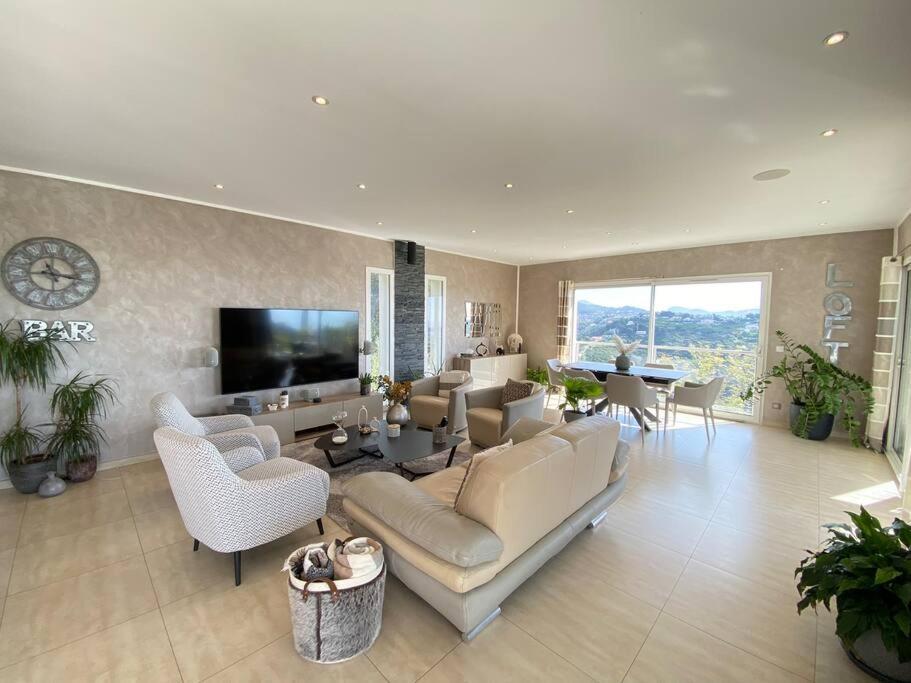 Villa Superbe Moderne - Piscine Vue Nizza